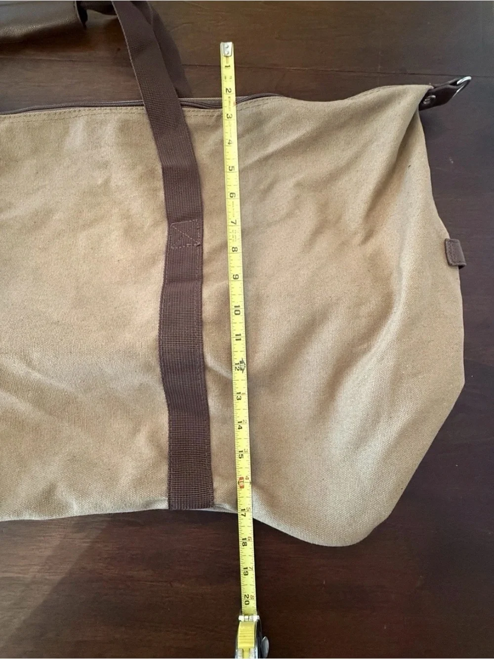 NWOT Bella Russo Canvas Large Duffel & Rolling Carryon Luggage Set